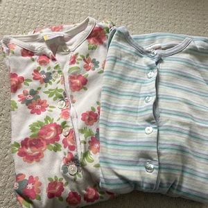 set of two Hanna Andersson womens nightgowns.